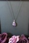 Amethyst Crystal Pendent on Bl...