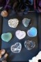 Heart shaped worry crystals. S...